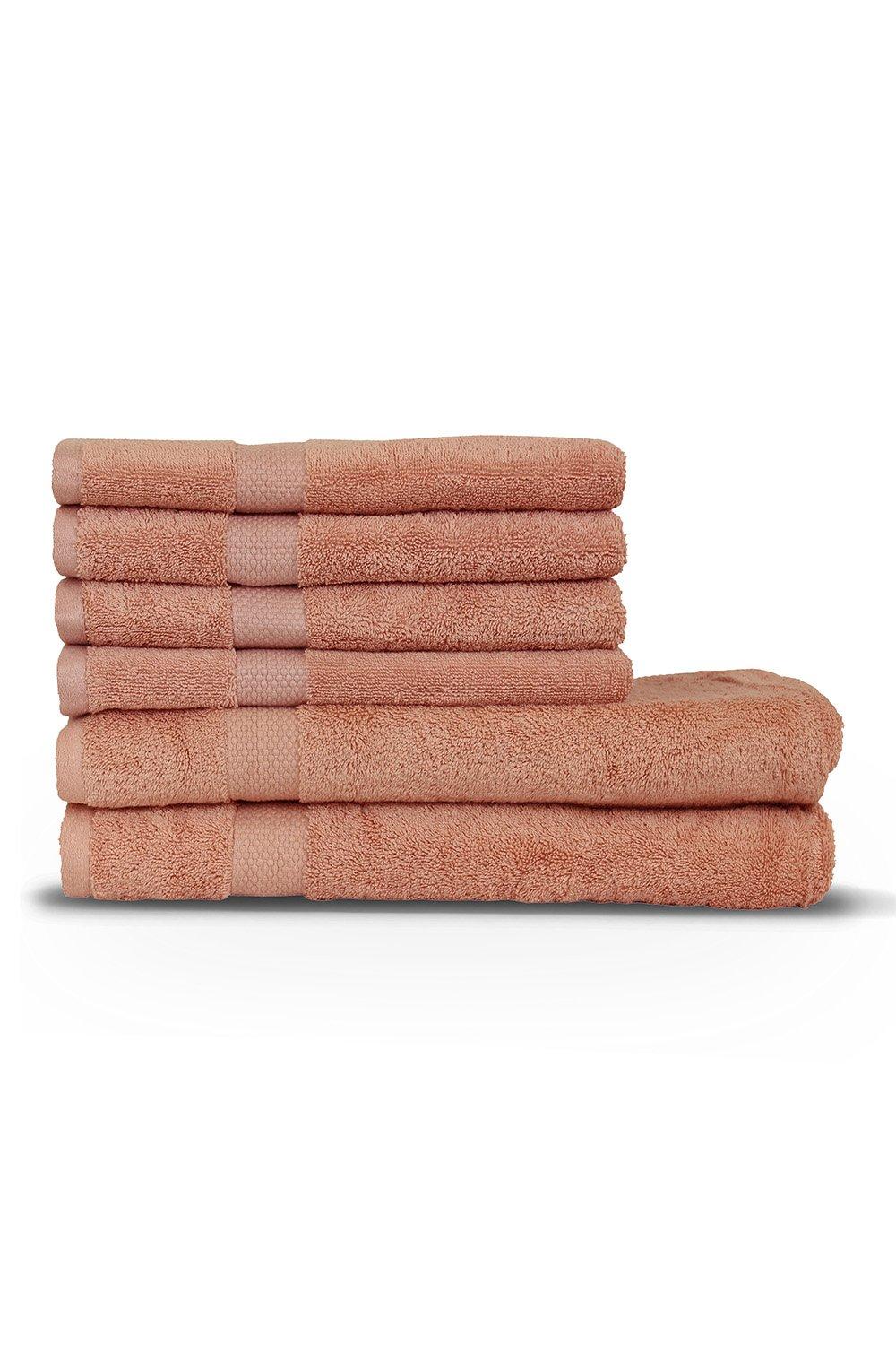 Loft Combed Cotton 6-Piece Hand/Bath Sheet Towel Bale